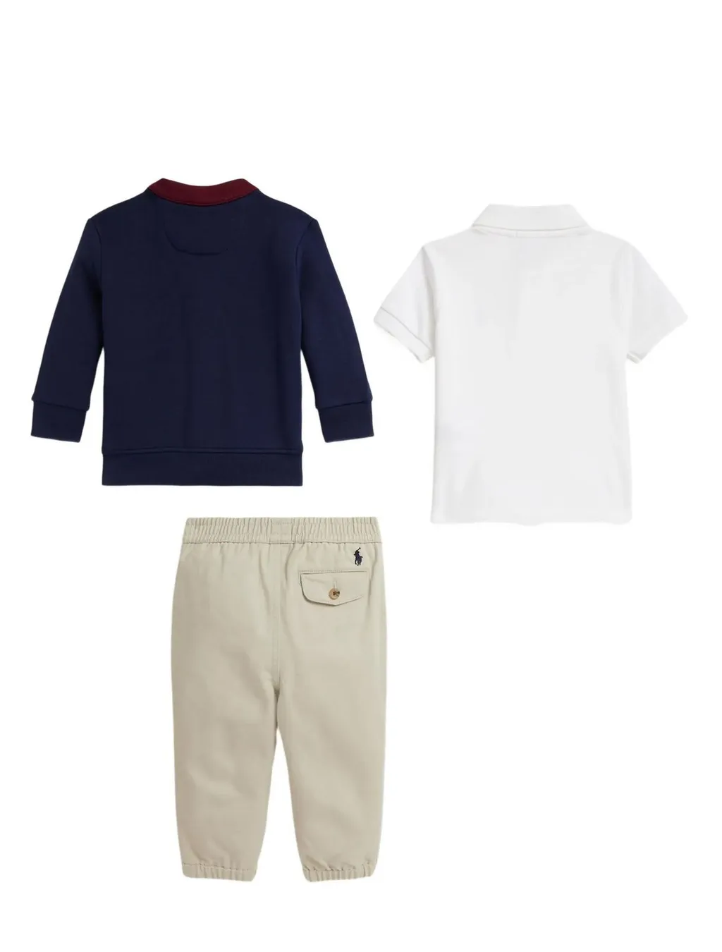 Ralph Lauren Kids Logo Detailed Three-Piece Set