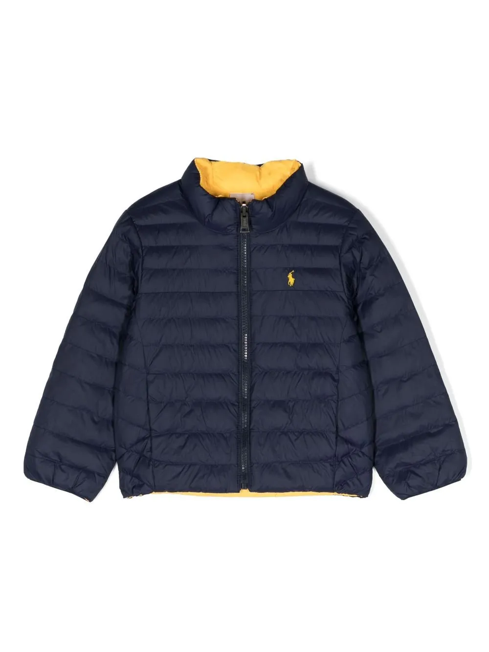 Ralph Lauren Kids Logo Embroidered Reversible Bomber Jacket