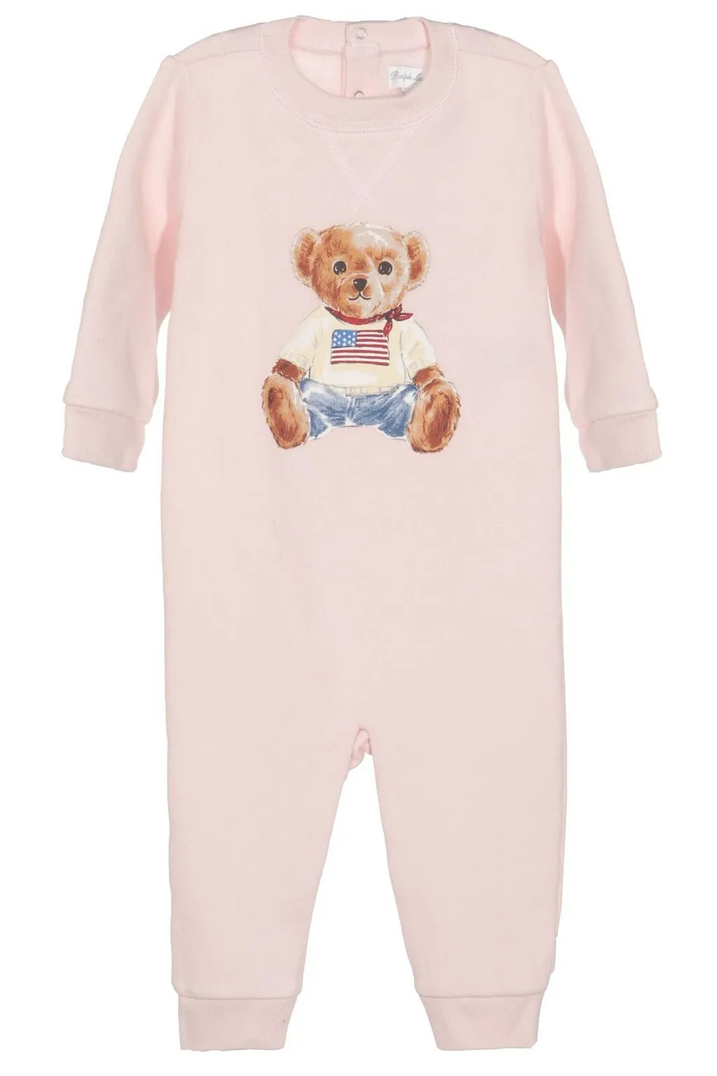 Ralph Lauren Kids Polo Bear Terry Coverall