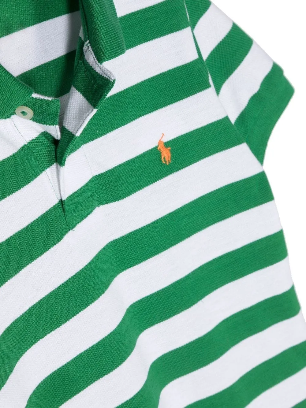 Ralph Lauren Kids Striped Short-Sleeved Polo Shirt