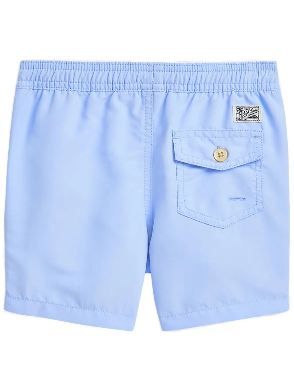 Ralph Lauren Kids Logo Embroidered Drawstring Swim Shorts