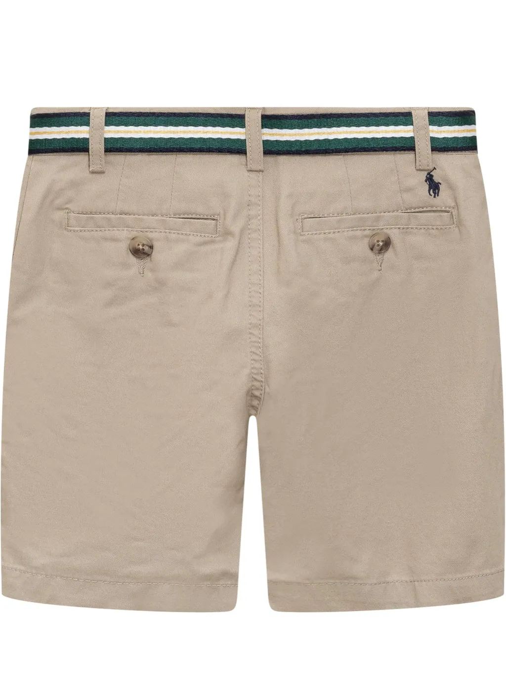 Ralph Lauren Kids Logo Embroidered Belted Shorts