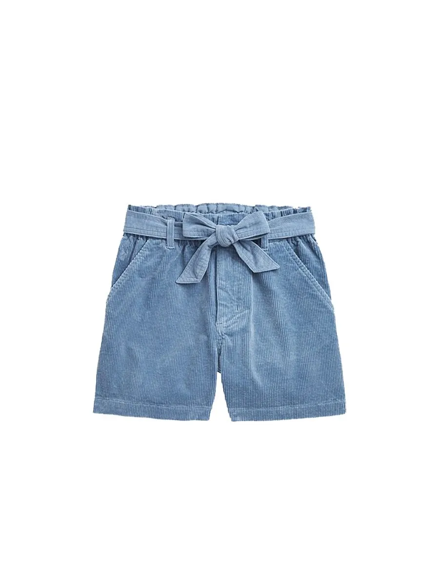 Ralph Lauren Kids Belted Paperbag Shorts