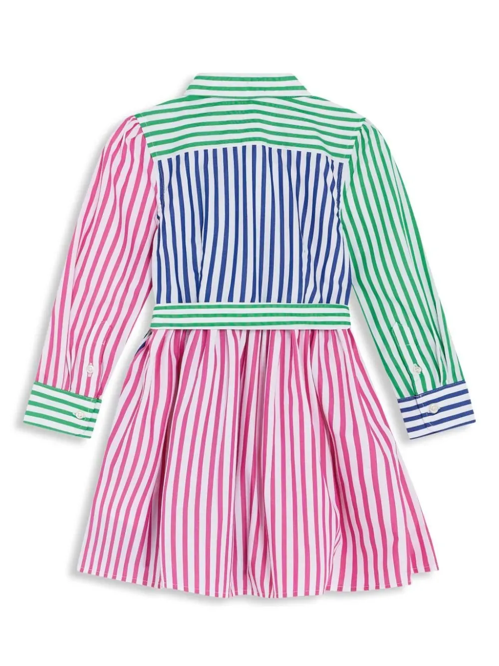Ralph Lauren Kids Long-Sleeevd Striped Shirt Dress