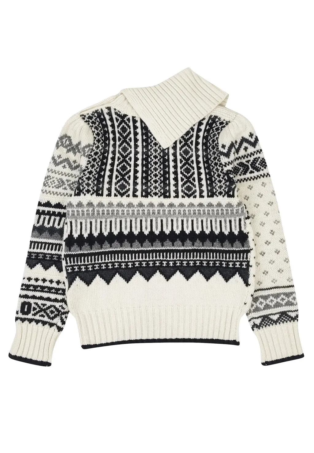 Ralph Lauren Kids Graphic-Intarsia Turtleneck Jumper