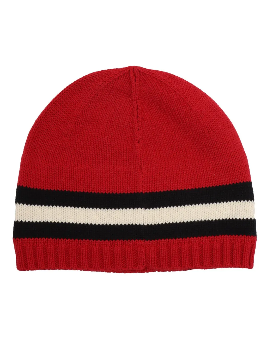 Ralph Lauren Kids Bear-Motif Striped Knitted Beanie