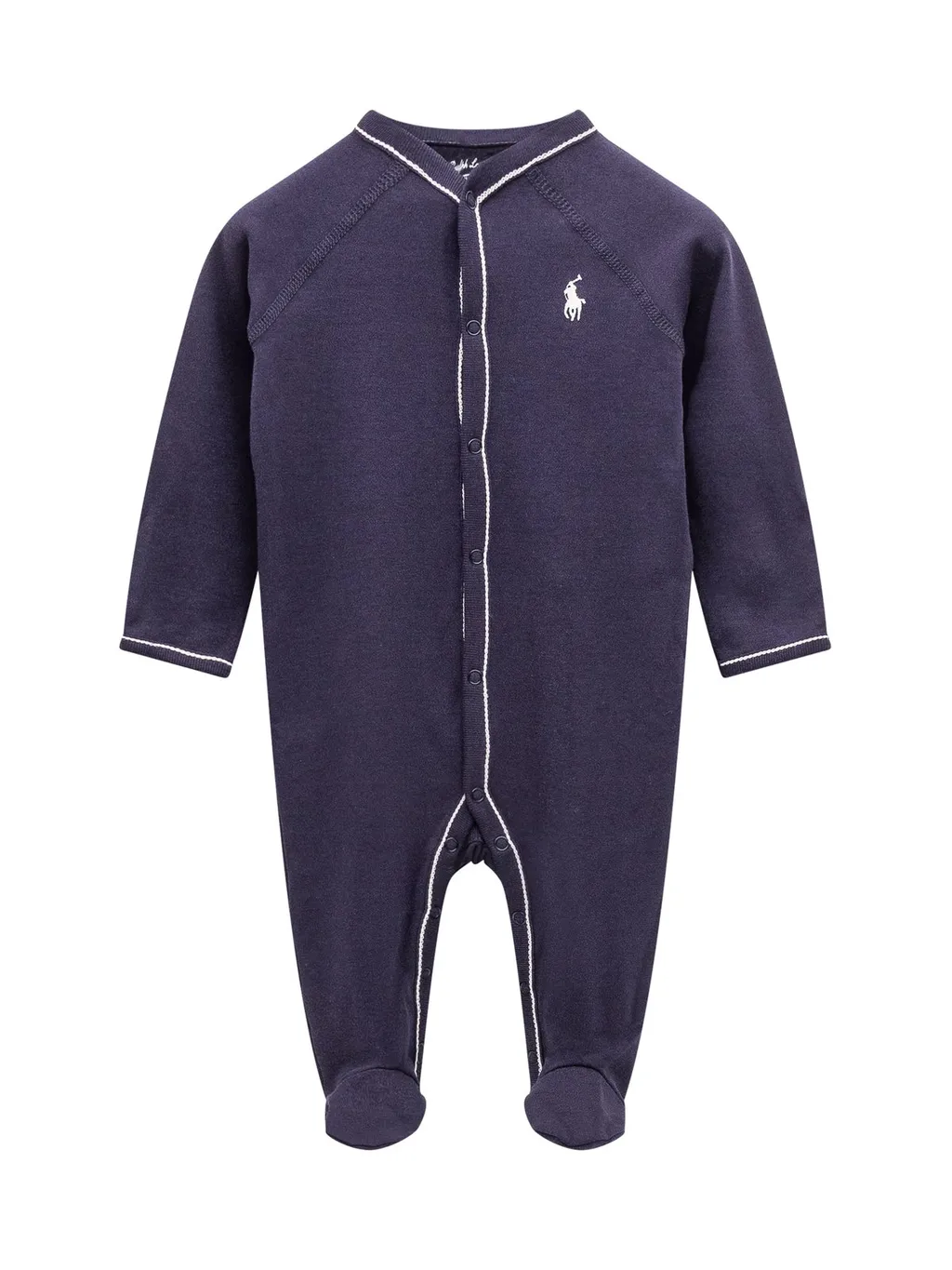 Ralph Lauren Kids Logo Embroidered Buttoned Pajamas