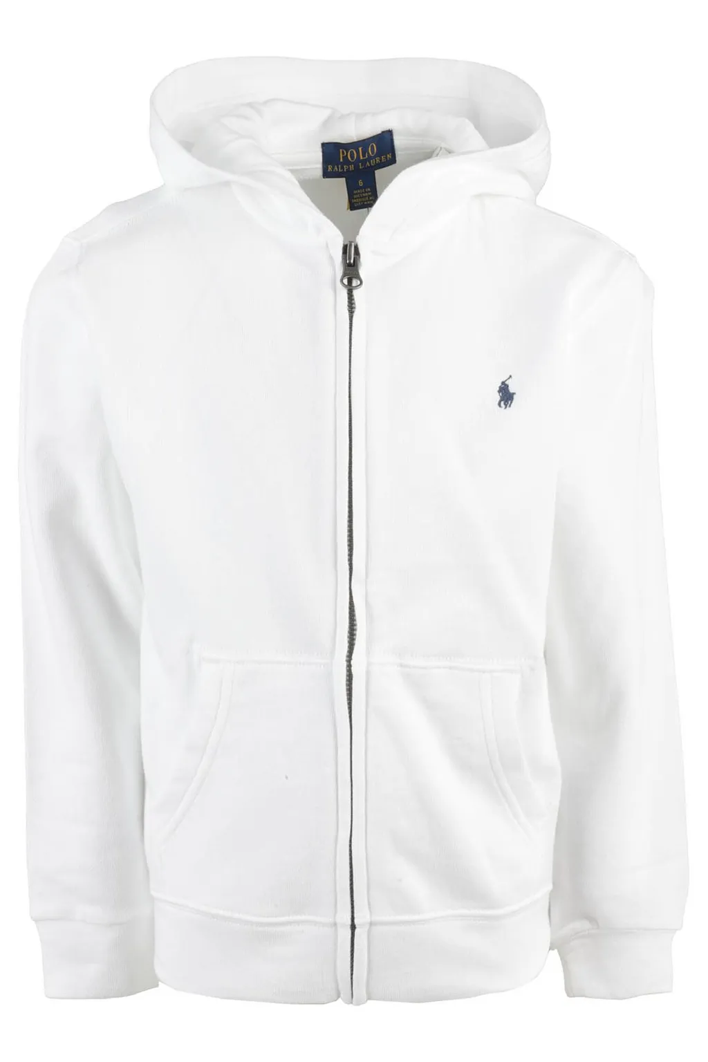 Ralph Lauren Kids Logo Embroidered Zipped Hoodie