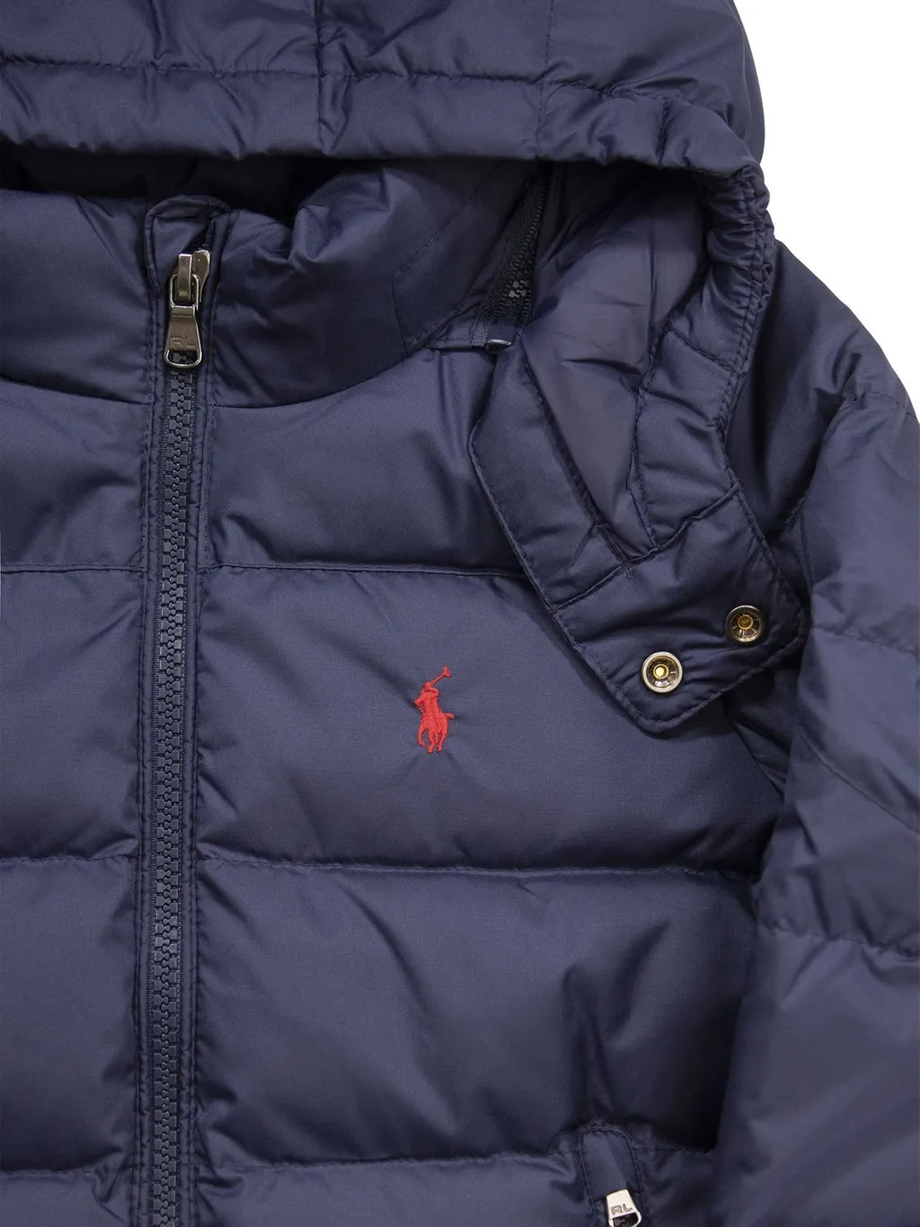 Ralph Lauren Kids Logo-Embroidered Hooded Padded Jacket