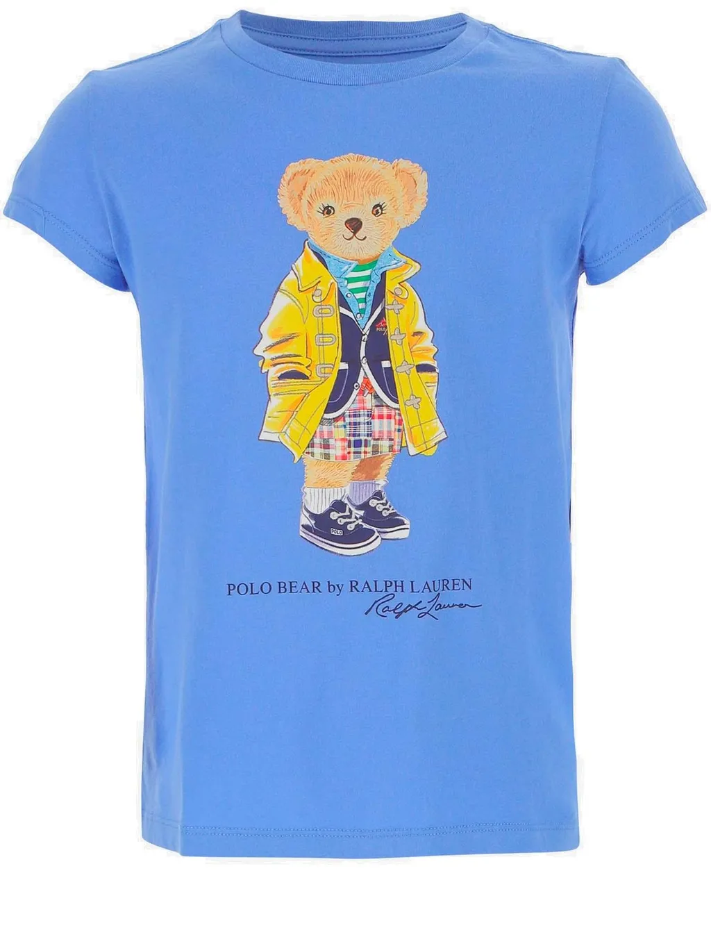 Ralph Lauren Kids Polo Bear Printed Crewneck T-Shirt