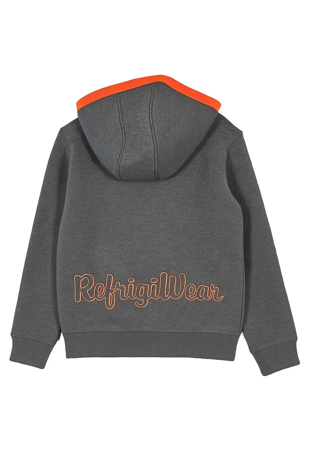 Refrigiwear Logo Patch Zipped Hoodie