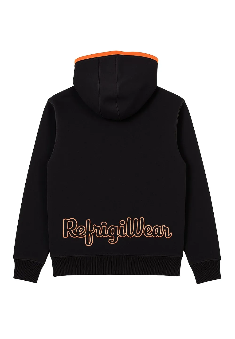 Refrigiwear Logo Patch Zipped Hoodie