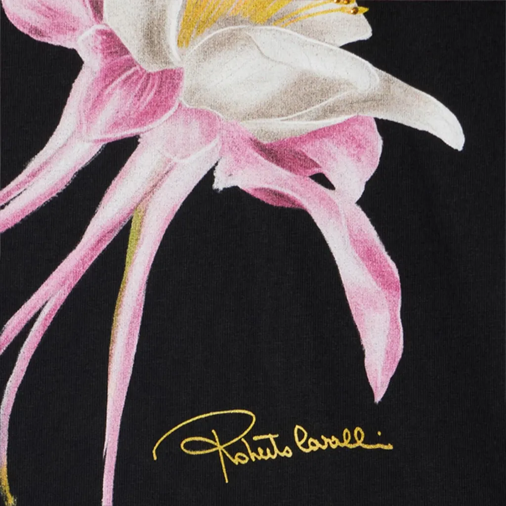 Roberto Cavalli Kids Floral Print T-Shirt