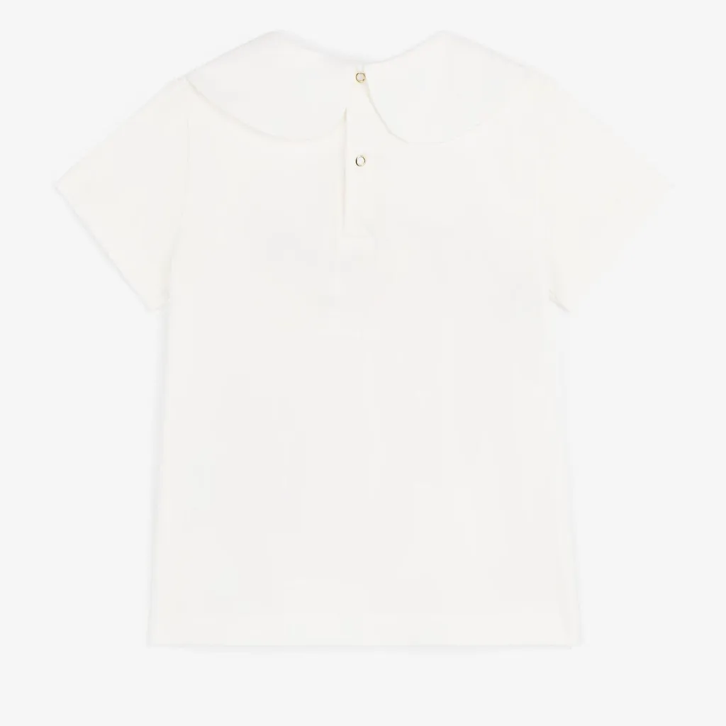 Roberto Cavalli Logo Embroidered Short-Sleeved Top