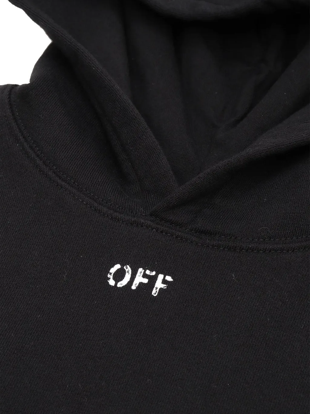 Off-White Kids Off-Stamp Long Sleeved Hoodie