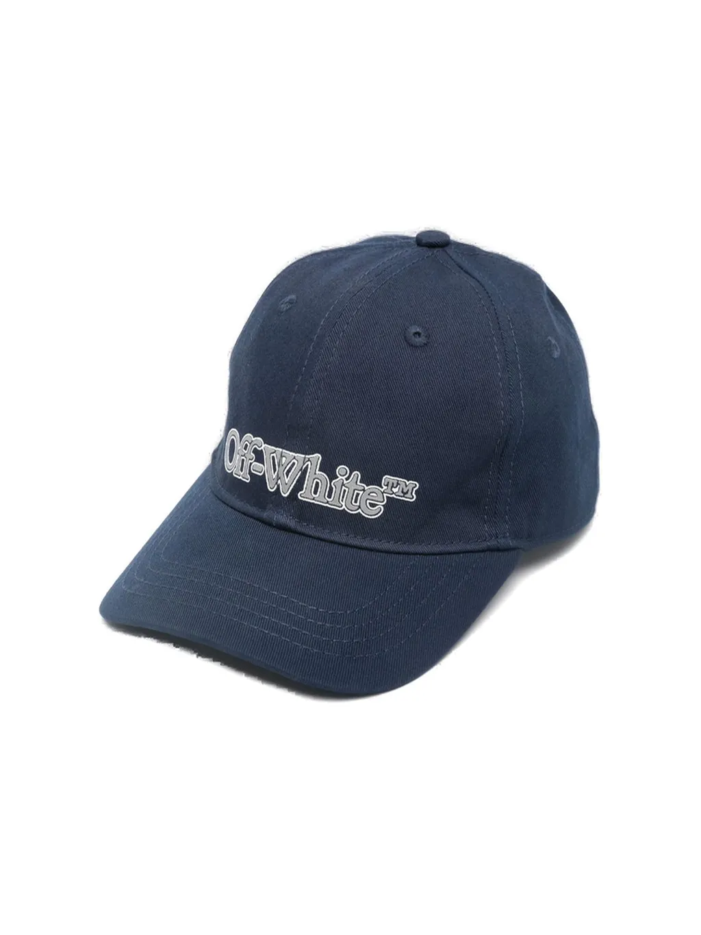 Off-White Kids Logo-Printed Curved Peak Baseball Cap
