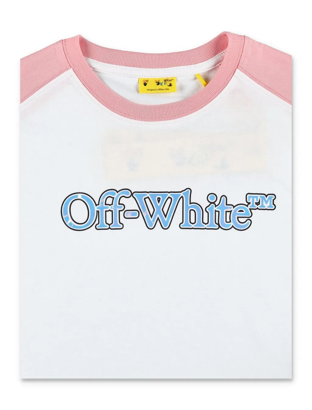 Off-White Kids Big Bookish Logo Printed T-Shirt