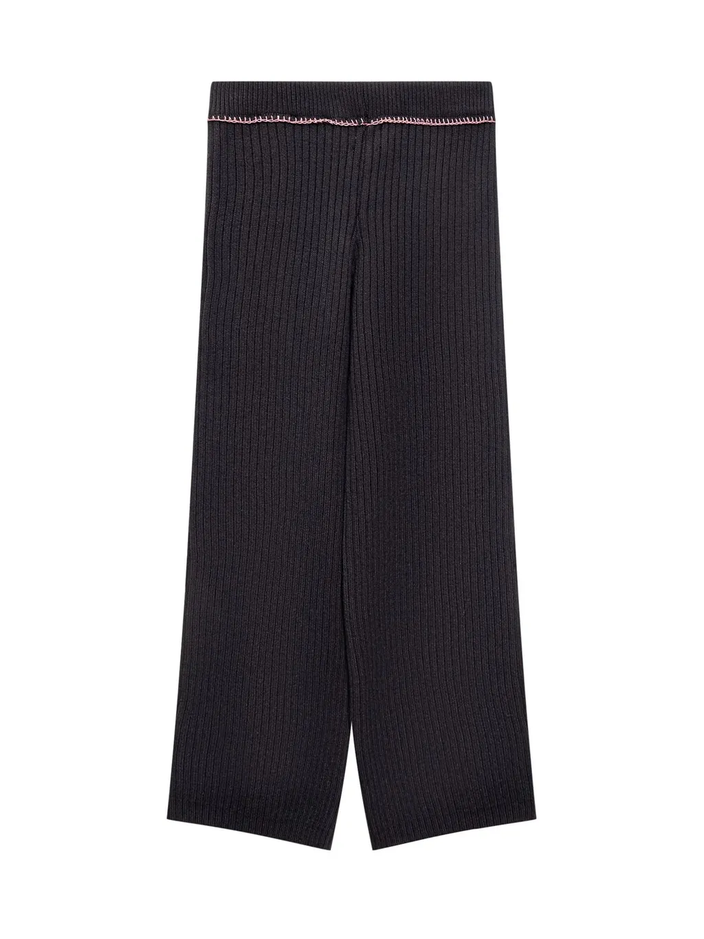 Off-White Kids Off Stamp Logo Embroidered Ribbed Trousers