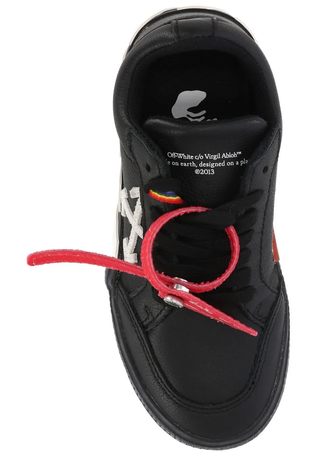 Off-White Kids Vulcanized Lace-Up Sneakers