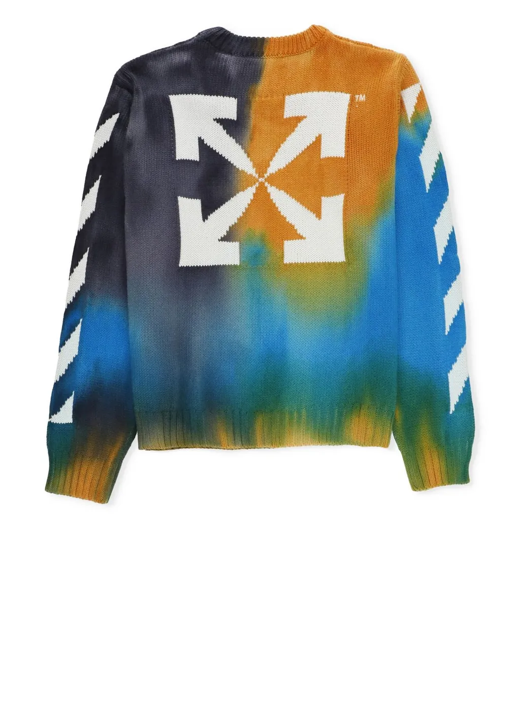 Off-White Kids Tie-Dyed Knit Jumper