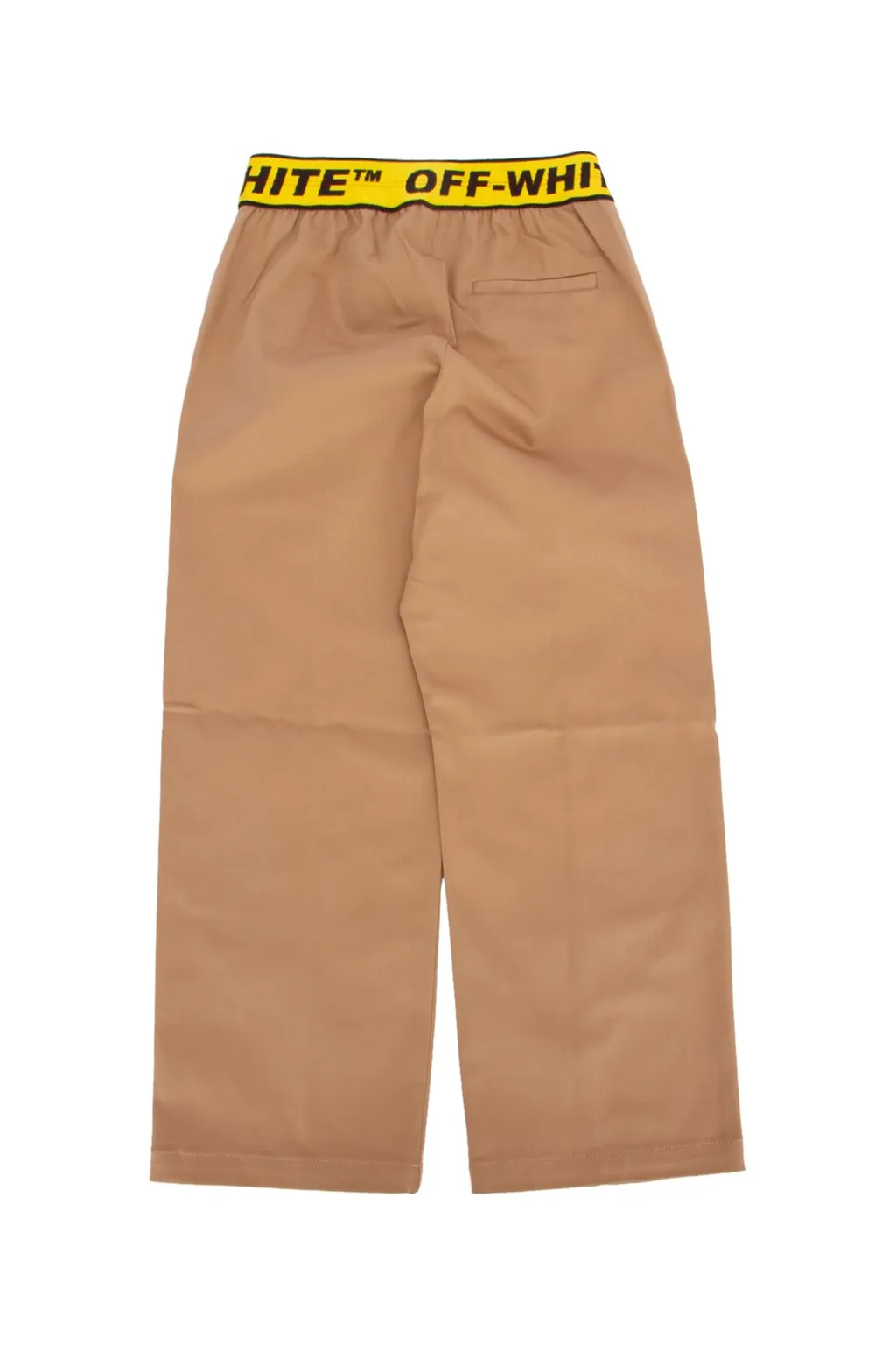Off-White Kids Logo Waistband Straight Leg Pants