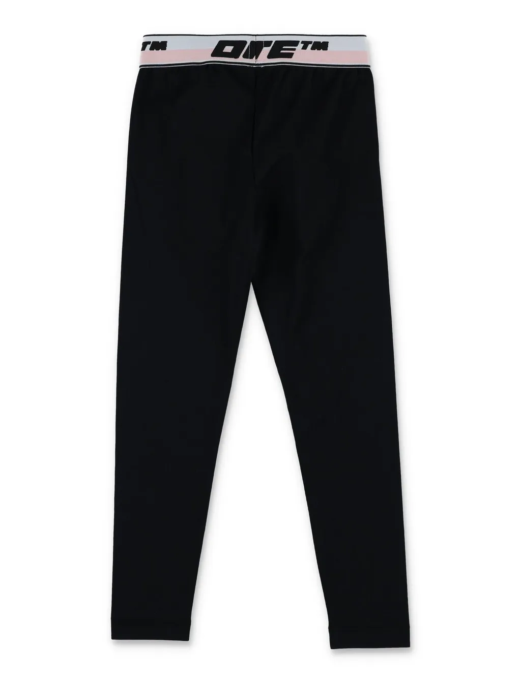 Off-White Kids Logo Waistband High Waist Leggings