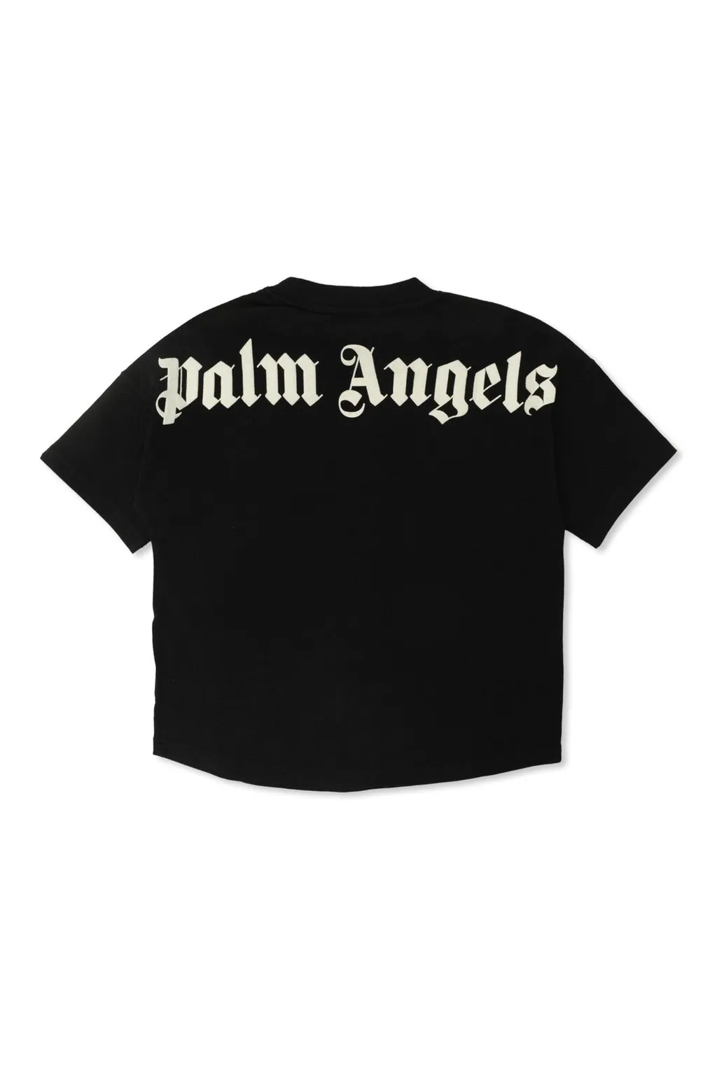 Palm Angels Kids Logo Printed Crewneck T-Shirt