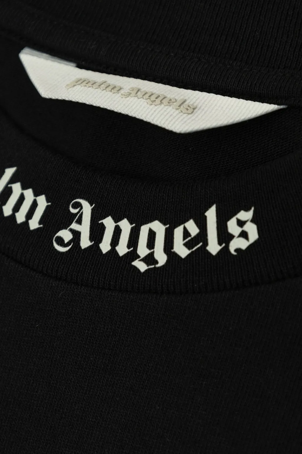 Palm Angels Kids Logo Printed Crewneck T-Shirt