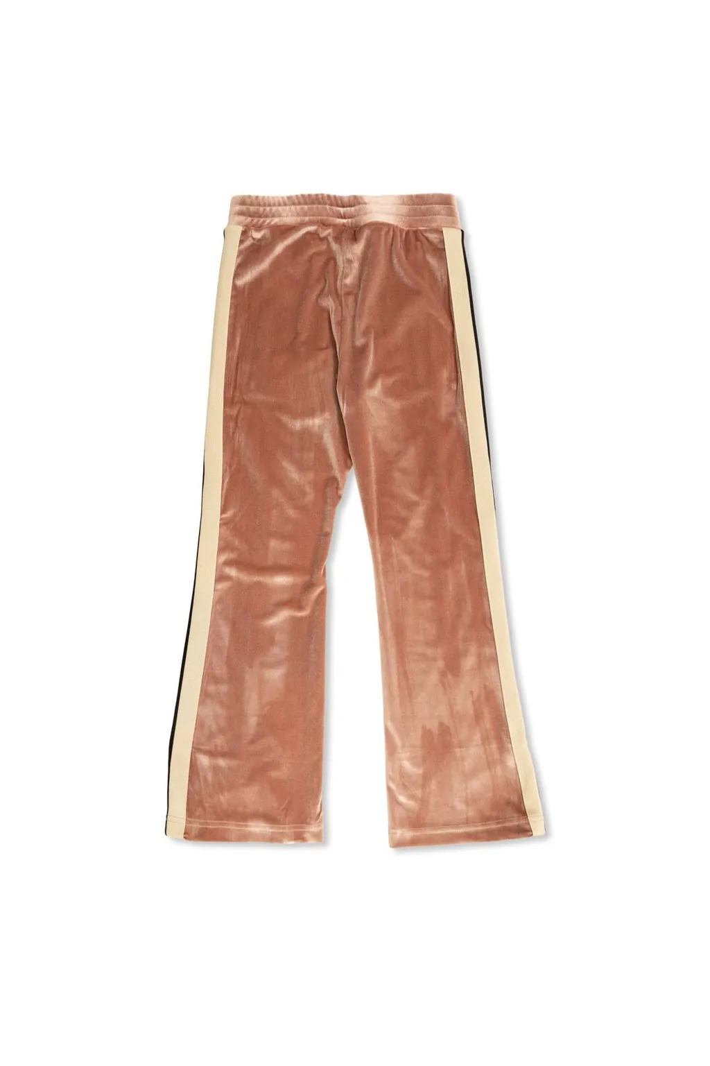 Palm Angels Kids Elasticated Waistband Velvet Trousers