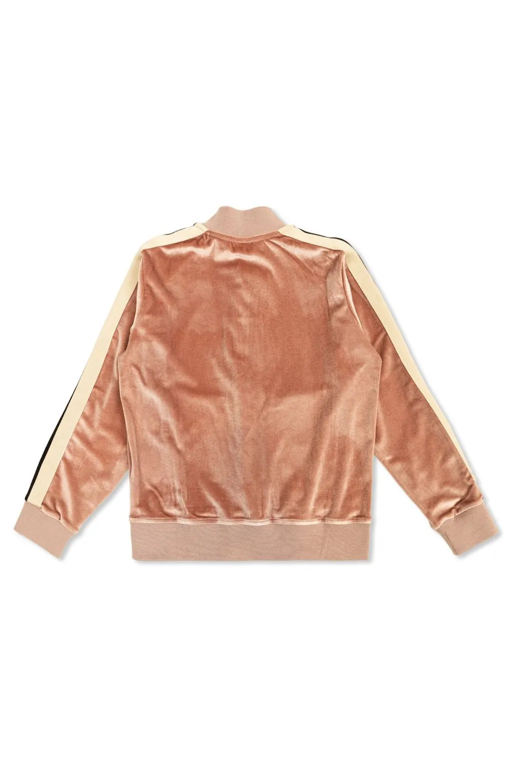 Palm Angels Kids Velvet Zip-Up Jacket