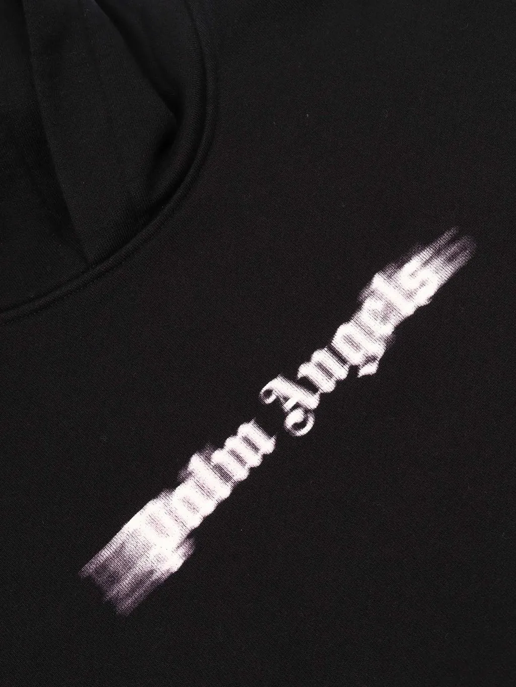 Palm Angels Kids Blurred Logo Hoodie