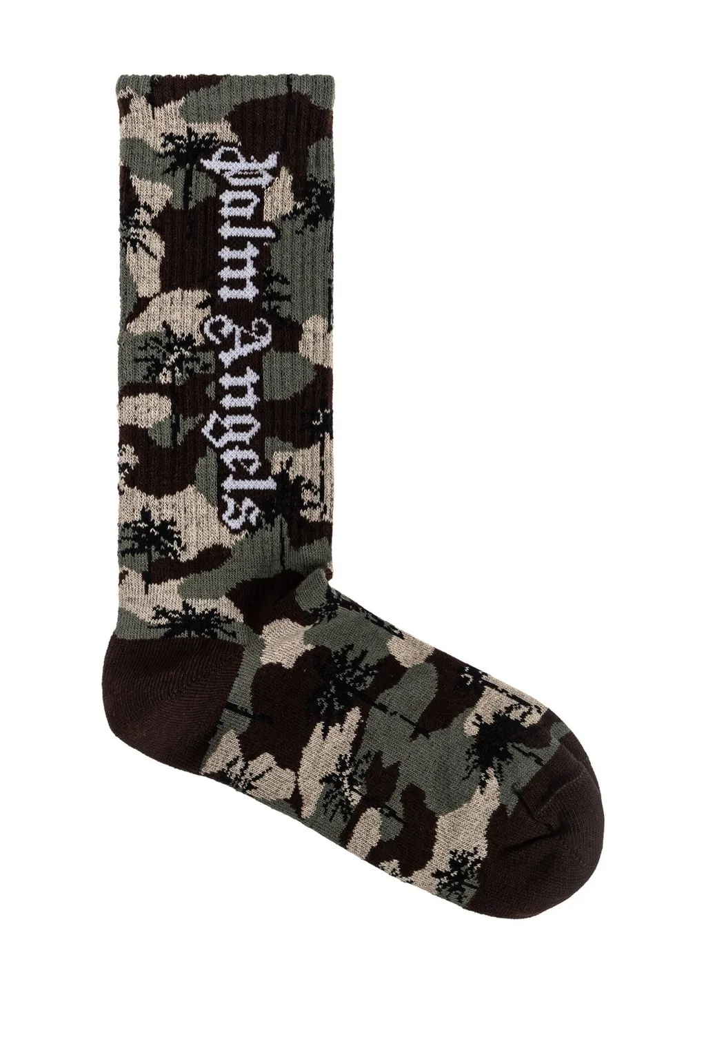 Palm Angels Kids Camo Palms High Socks