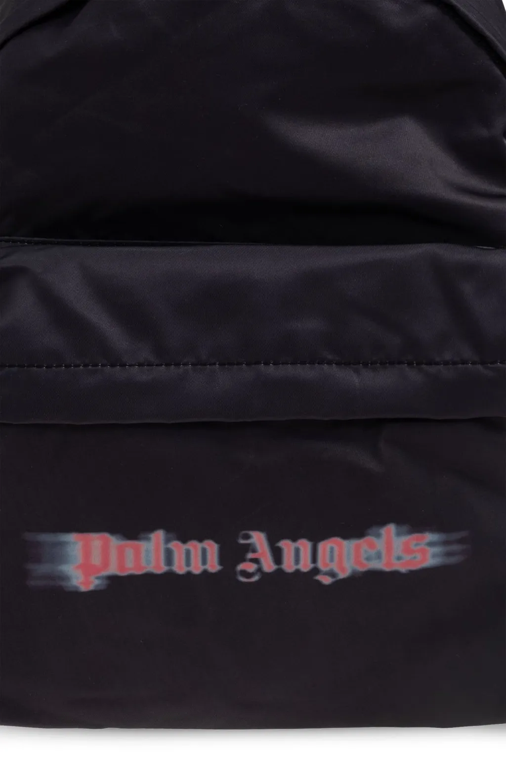 Palm Angels Kids Blurred Logo Backpack