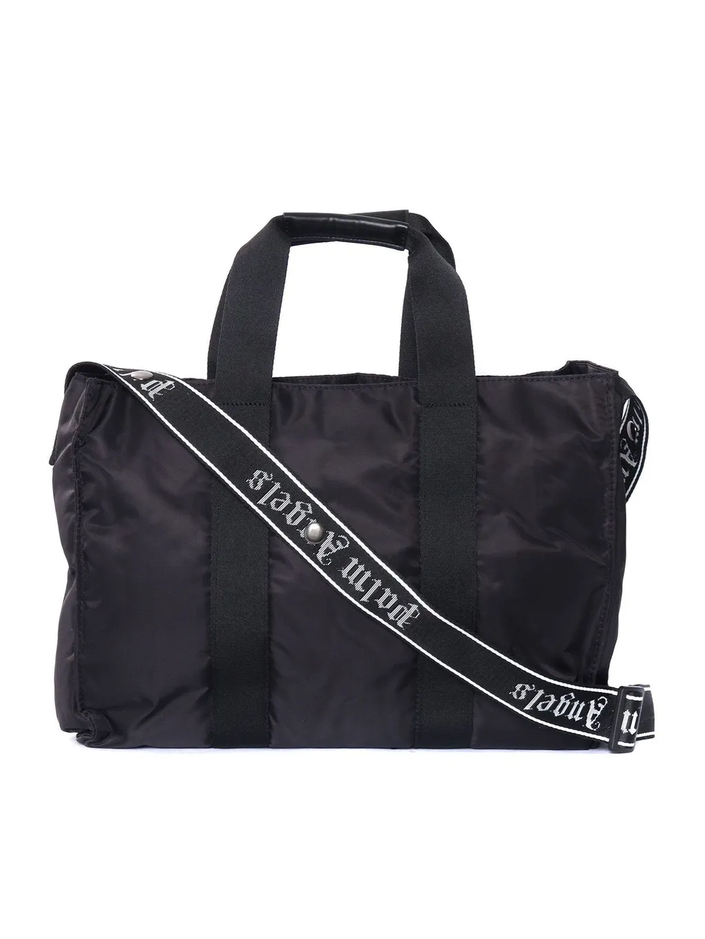 Palm Angels Kids Logo Patch Top Handle Bag