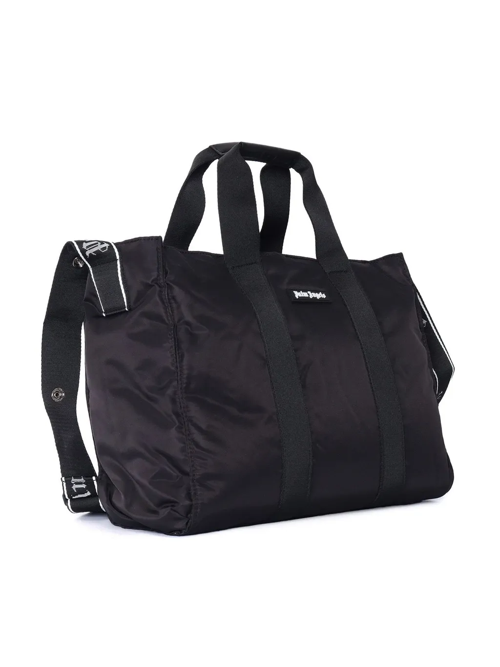 Palm Angels Kids Logo Patch Top Handle Bag