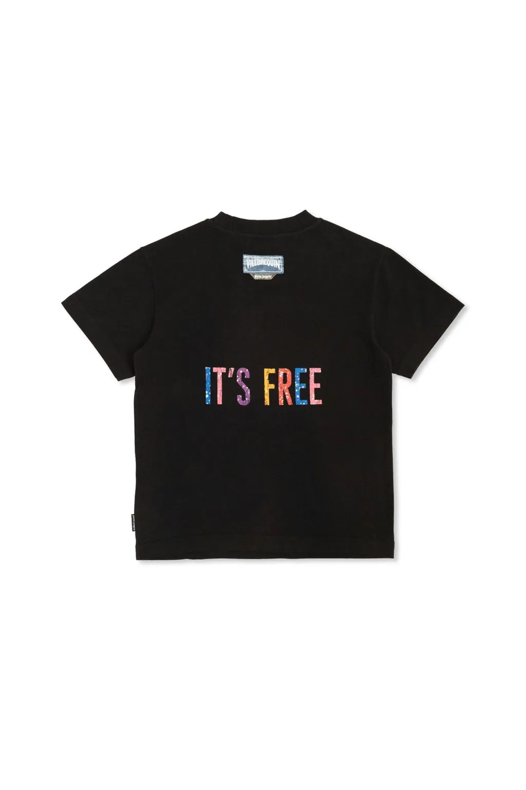 Palm Angels Kids Sequin-Embellished Crewneck T-Shirt