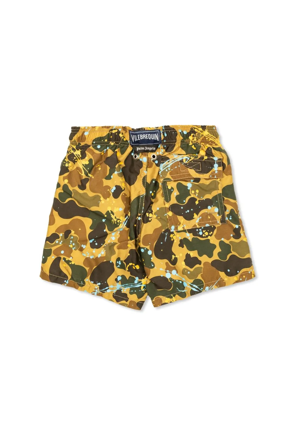 Palm Angels Kids X Vilebrequin Graphic Printed Drawstring Shorts