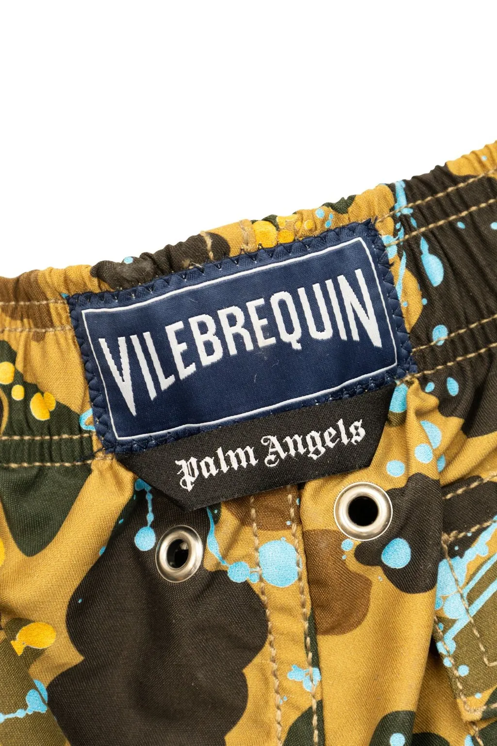 Palm Angels Kids X Vilebrequin Graphic Printed Drawstring Shorts