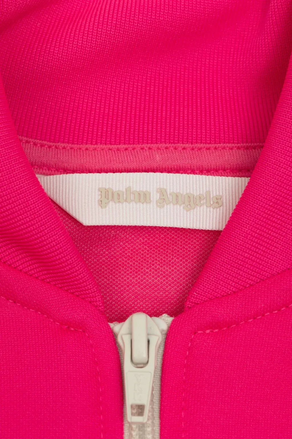 Palm Angels Kids Logo Printed Zipped Track Jacket