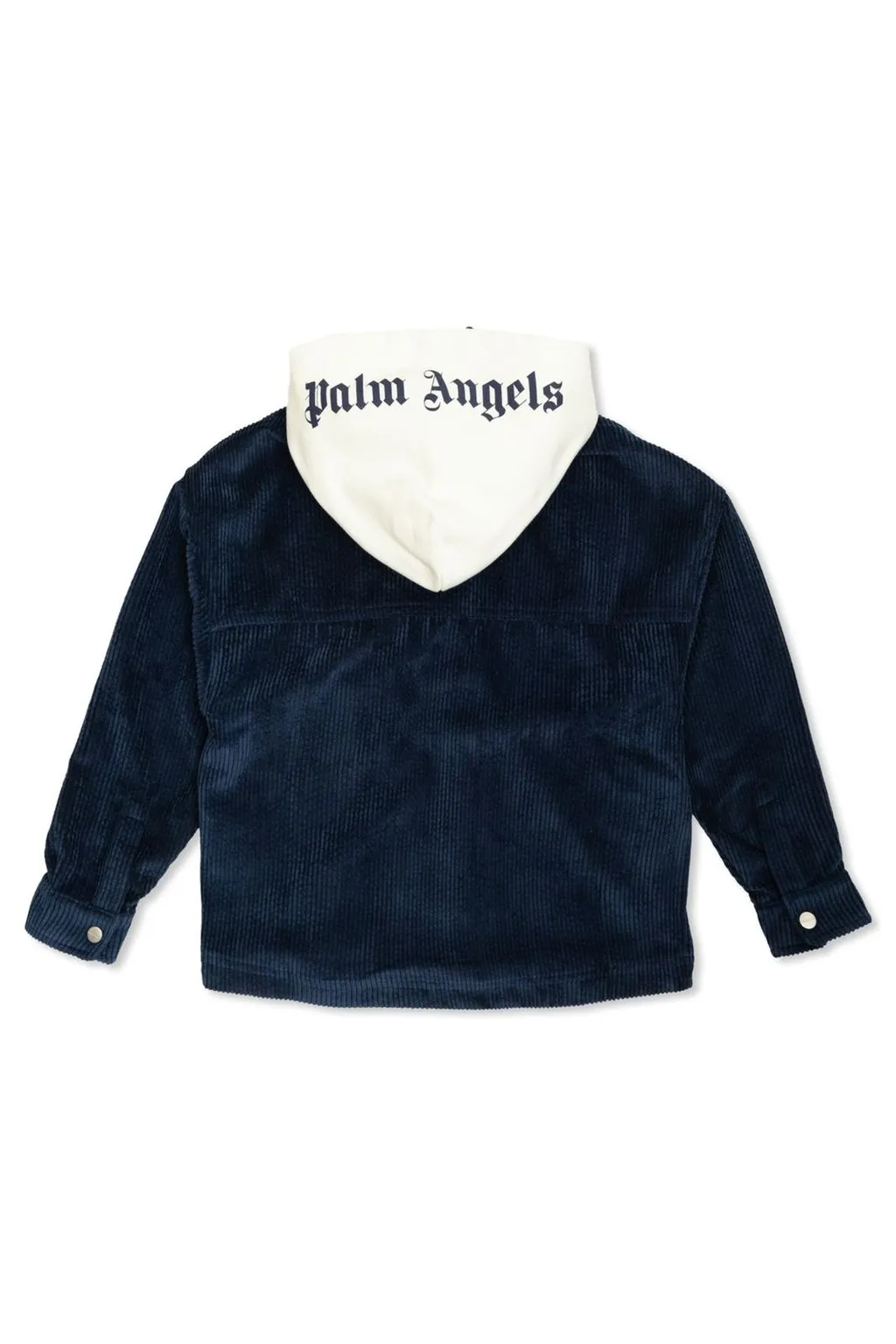 Palm Angels Kids Logo Patch Hooded Jacket