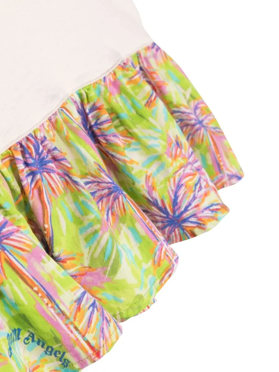 Palm Angels Kids Frilled Teedress
