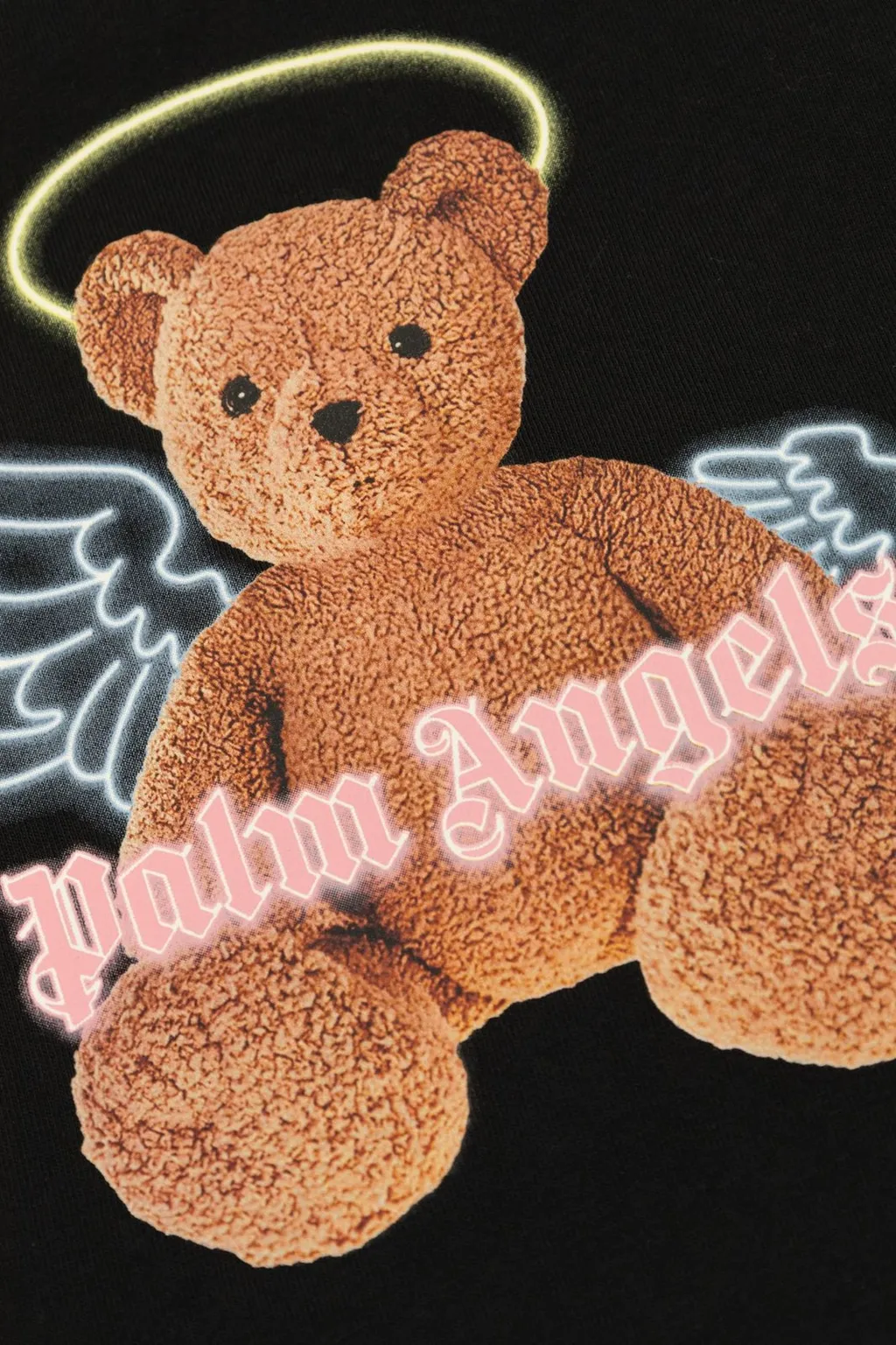 Palm Angels Kids Bear Printed Crewneck T-Shirt