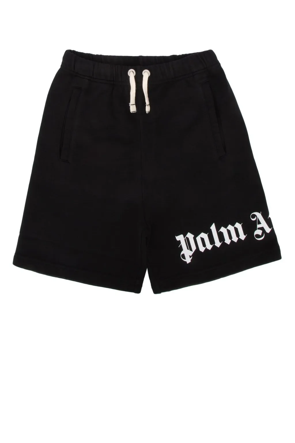Palm Angels Kids Logo-Printed Drawstring Bermuda Shorts
