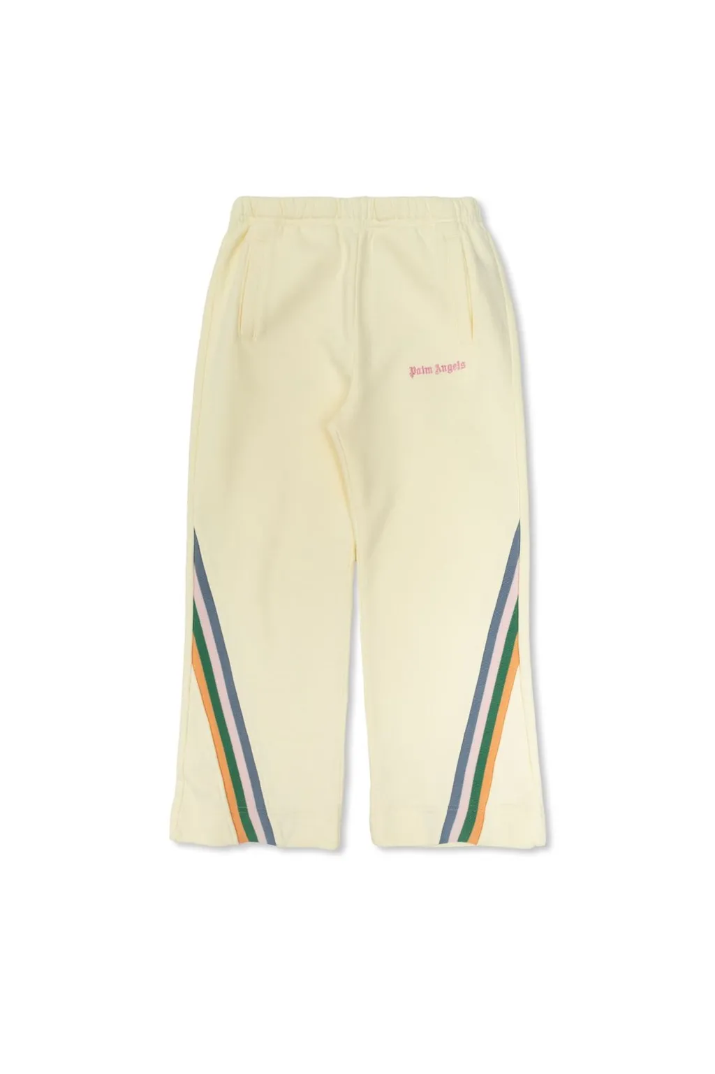 Palm Angels Kids Stripd Wide-Leg Track Pants