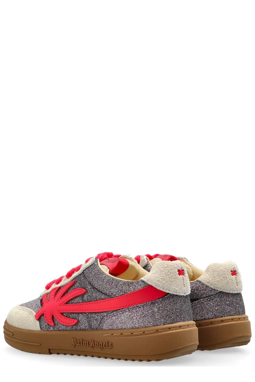 Palm Angels Kids Palm Beach University Lace-Up Sneakers