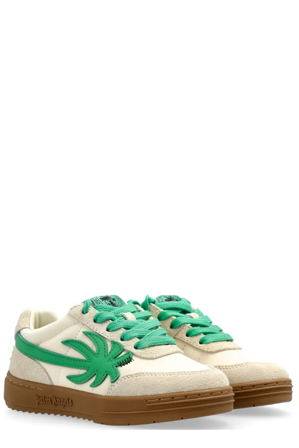 Palm Angels Kids Palm Beach University Lace-Up Sneakers