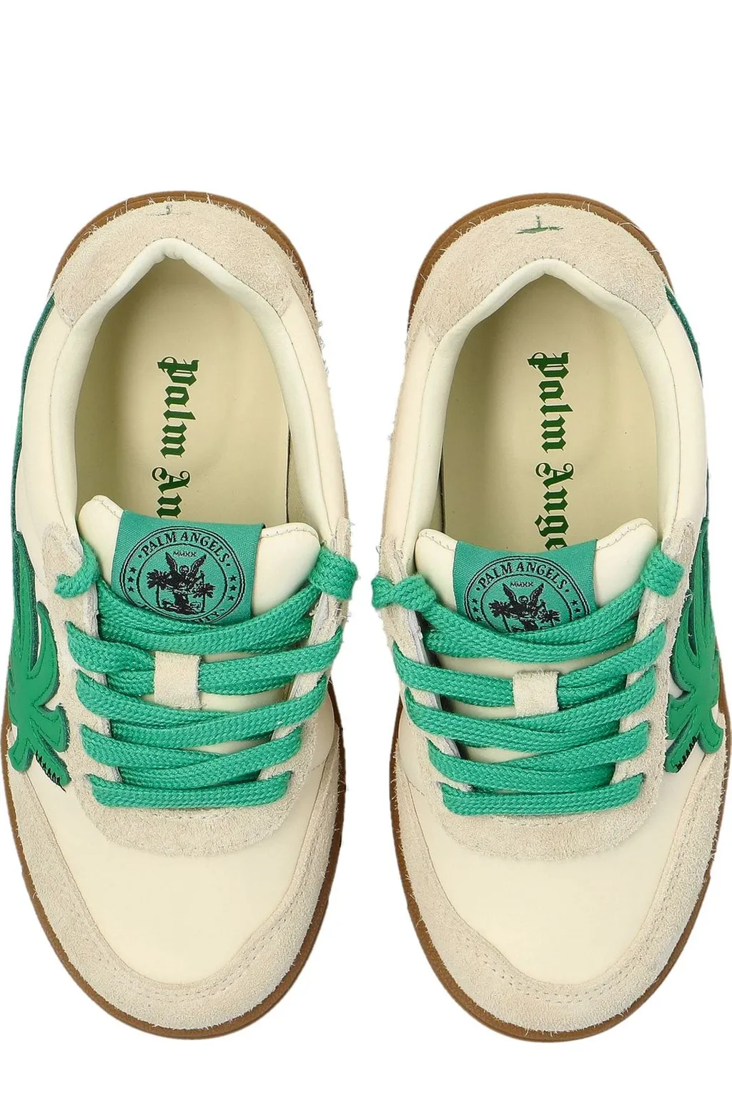 Palm Angels Kids Palm Beach University Lace-Up Sneakers