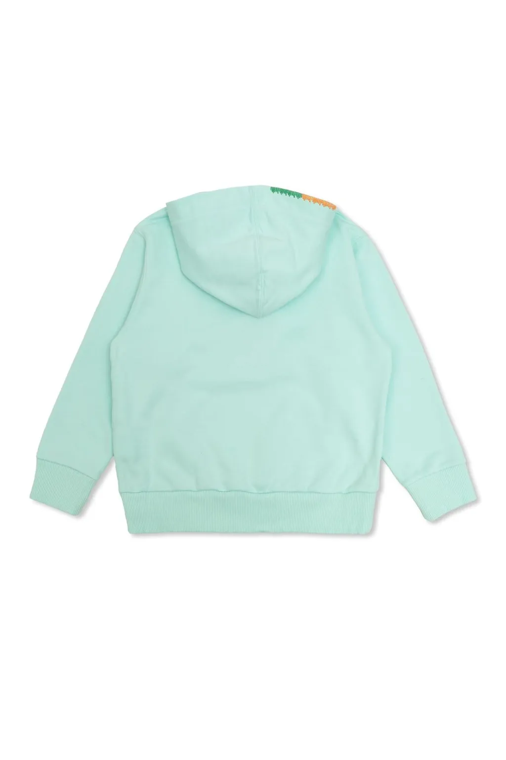 Palm Angels Kids Logo Embroidered Ribbed Cuff Hoodie