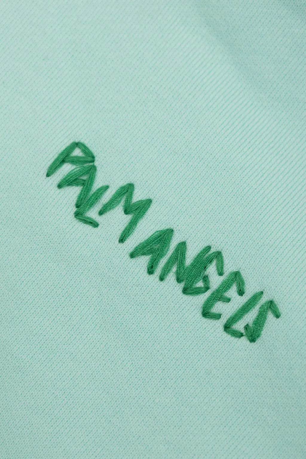 Palm Angels Kids Logo Embroidered Ribbed Cuff Hoodie