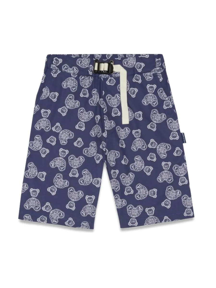 Palm Angels Kids Patterned Chino Shorts